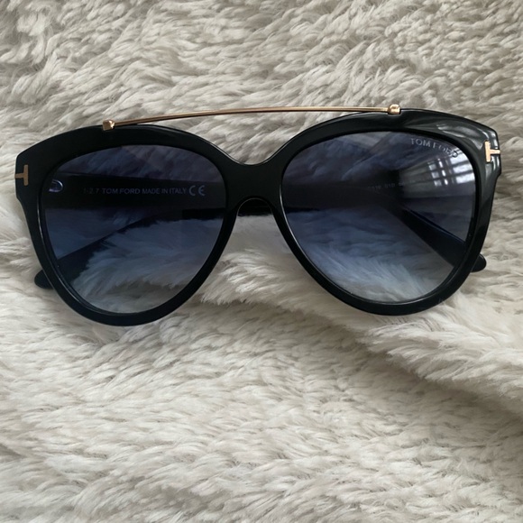 Tom Ford oversized cat eye aviator sunglasses - Picture 2 of 6